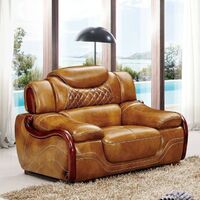 Hot sell model Africa home furniture genuine leather sofa chair