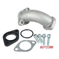 CQJB High Quality LF125/140/150CC Motorcycle Gasket Bolt Carburetor Bakelite Gasket O-ring Engine Air Intake Pipe