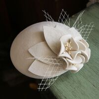 Mesh bridal wedding hats sinamay lady woolen wedding facinator hats elegant stylish latest fashion hat for wedding