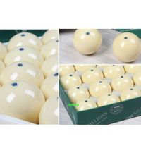 White Cue Ball Set Color Billiard Ball 57.25mm International Standard Billiard Game Ball Clear Resin Billiard Piece