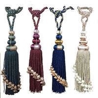 Polyester Straight Decorative Tassels Curtain Accessories Long Tassel