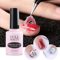 15ml Nail Polish Liquid Peel Off Tape Protect Glue Varnish Anti-spill Latex Fast Dry Skin Care Nail Art Fast Dry Skin Care Nail