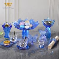 SAINT-VIEW Crystal Vase Manufactures Ramadan Mubkhar Backoor Gift Set Coffee Tray Gift Souvenir Shop Wholesale