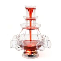 Electric water fountain lighted wine party fountain