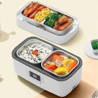 Best Seller Portable Heating Lunch Box stainless steel Food Container Electric Lunch Box