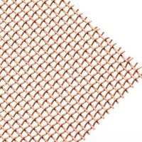 99.99% pure cooper woven wire mesh 0.12 mm wire 03 mm hole cooper mesh screen
