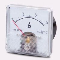 60x60mm Analog Ammeter Panel Volt Meter DC0-15A