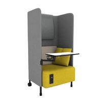 Office Semi Private Furniture Pod Acoustic Moveable Sofa