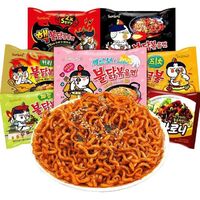 Korean Instant Noodle Food Hot Chicken Spicy Flavor Roasted