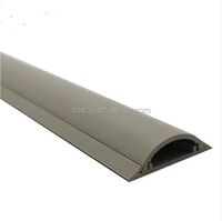 PVC made electric pvc cable trunking price list/pvc square tube/rectangular pvc floor trunking