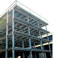 Low cost Pre-engineering design prefab steel structure building office building