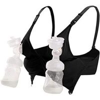 Free Sample Womens Maternity & Pumping Bra Hands Free Seamless Breathable Nursing Bra
