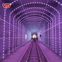 Waterproof outdoor full color led string light dmx rgb