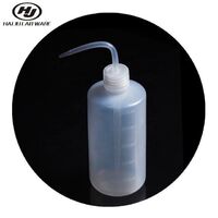 HAIJU Lab LDPE Safety Squeeze Wash Bottle Supply for Medical Label Tattoo Liquid Storage Watering Tools with Narrow Mouth 500ml