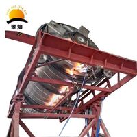 Cheaper water tank making machine open flame rotomolding machine rotomoulding machine