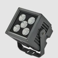 12w Square Led Floodlight Aluminum Spotlight 220v Deck Lights For Bridge Building Scenic Area Lighting