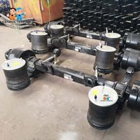 Trailer Air Bag Suspension with Axles from Genron Trailer Parts Factory Used For Truck Semi Trailer