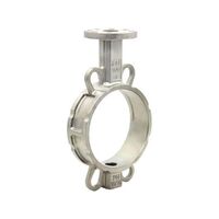 Sea Water dn400 Handwheel Grooved High Temp Pressure Supply Gasket Gearbox Seat Ring Butterfly Valve Body