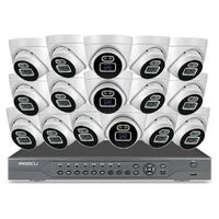 Professional 16 Cameras 5MP Poe CCTV Security System Audio 16 Channel 4K NVR Surveillance Kit