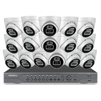 Professional 16 Cameras 5MP Poe CCTV Security System Audio 16 Channel 4K NVR Surveillance Kit