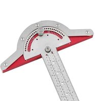 Measuring Ruler Durable Woodworkers Edge Rule Woodworking Protractor Measure Tool Carpenter's Angle Rule For Measuring Device