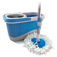 Floor Mopping Cleaning Flat Magic 360 Spin Wringer Automatic Commercial Mop Bucket
