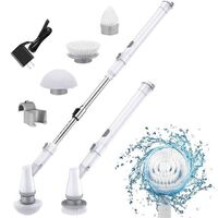 Household Assistant Electric Spin Scrubber ,Cordless Super Powerful Rotating Cleaning Brush