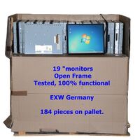 19" Monitor Open Frame 48,3cm 12801024 RGB SXGA VGA 12V-5A display for TV conversion good USED Tested