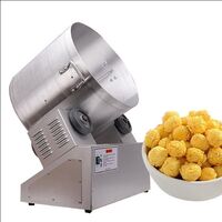 Mixing Seasoning caramel popcorn machine Wrapped sugar Flavoring Machine flower wrapper