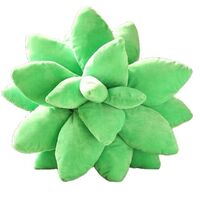 Succulent Throw Pillow Cute Backrest Big 3D Plush Succulent Creative Pillows