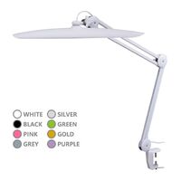Perfect 24W 117pcs LED LED Nail Beauty Salon Light Step Dimmable Eyelash Extension Light LED Light with Desk Clip