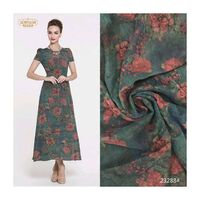 Fashion trend style velvet fragrant cloud yarn material digital printing clothing fabric