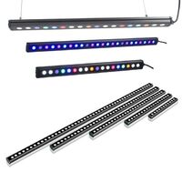 Herifi Black Glass Double Chip 60cm 90cm 120cm 150cm IP65 Marine Croal Bar Lighting LED Light Fish Tank Coral Reef Aquarium Light