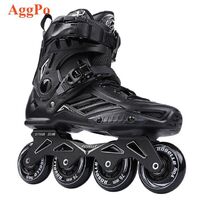 Black Pro Inline Skates Unisex