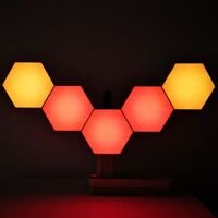 Amazon Hot Selling Smartphone APP Controlled Lighting Aurora Color Hexagonal LED Lights Room Decorative Lights