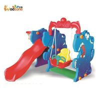 children's swing for home with slide (swing) with football stand