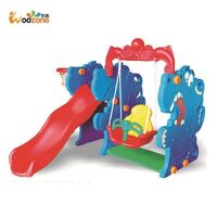 children's swing for home with slide (swing) with football stand
