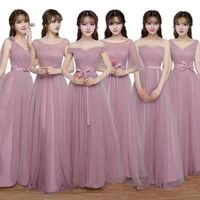 S14 2021 New Fashion One Price Different Styles Long Blue Evening Dress Hosting Banquet Off Shoulder Long Dress Bridesmaid Bridesmaid Bridesmaid Dress