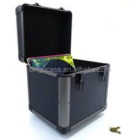 Aluminum vinyl holder for storage holds 80 3 colors available