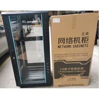High quality network cabinet server glass front door