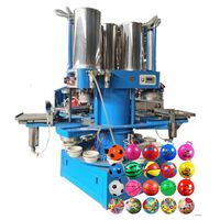 High quality full printing plastic ocean ocean kids pvc ball making rubber toy molding machine pvc ball making machine