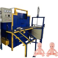 Best price silicone doll machine doll vinyl toy making equipment plastisol molding rotomolding machine