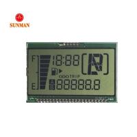 monochrome lcd manufacturer tn htn fstn va screen 7 segment fz16 motorcycle car speedometer instrument lcd display