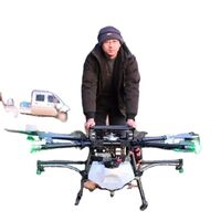 DIY Wheelbase RichenPower Y-16 Agri 16L Hybrid Electric Agricultural Spray Drone With Water Tank 20 Minutes Flight Time