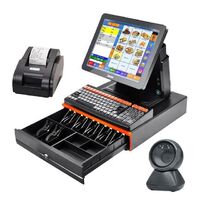 Factory cheap electronic cash register wholesale pos+systems smart POS machine software for giant supermarket