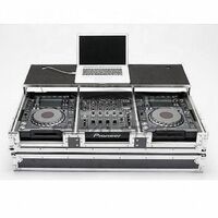 BRAVO Pioneer CDJ2000 / DJM2000 / DJ mixer flight case with laptop drawer