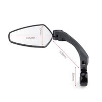 A pair of bicycle mirrors Bicycle riding clear wide range rearview mirrors Rearview mirrors Adjustable handlebars Left and right mirrors