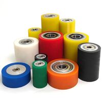 PU Pinch Roller Supplier Rubber Nylon Plastic Silicone Polyurethane Polyurethane Roller