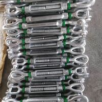 Premium American style forged galvanized steel turnbuckles for heavy industry