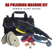 110V/220V Car Polisher 15mm DA Vibration Polisher Equipment Vertical Horizontal Polisher Kit